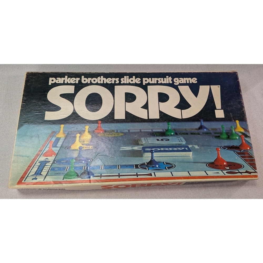 Parker Brothers Sorry Board Game Unisex OS Multi Fair Vintage 1950 Edition Retro